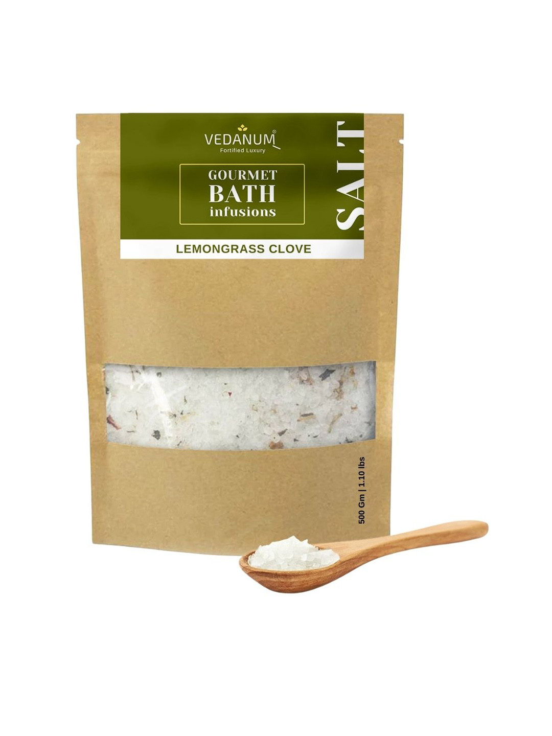 VEDANUM Gourmet Infusion Aroma Bath Salt With Pure Epsom Salt 500 gm
