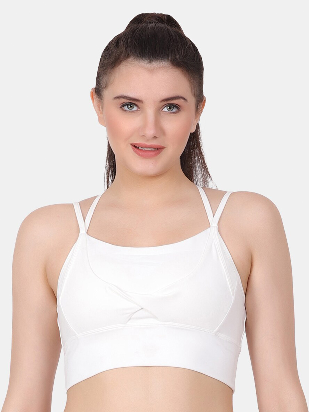 Amour Secret Bra Seamless Cups Full Coverage Lightly Padded-SB2140_Wht