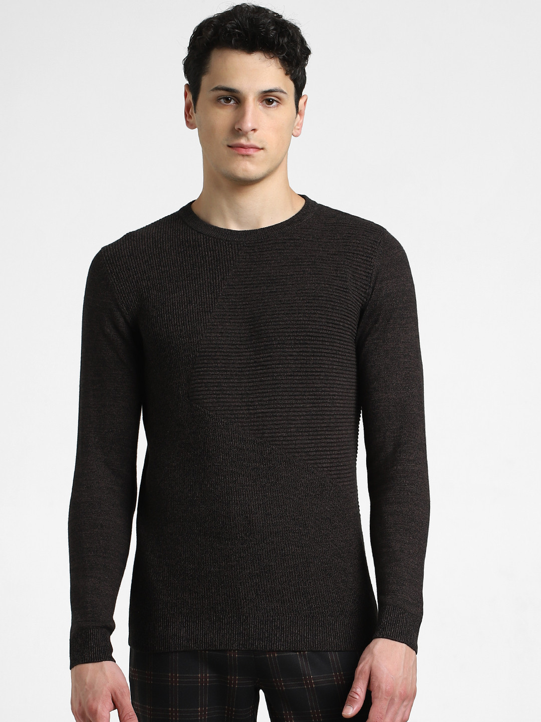 Jack & Jones Striped Cotton Pullover Sweaters