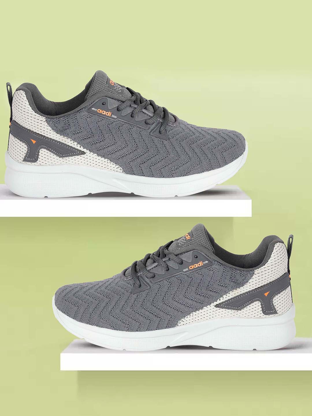 aadi Men Moisture Wicking Mesh Non-Marking Running Shoes