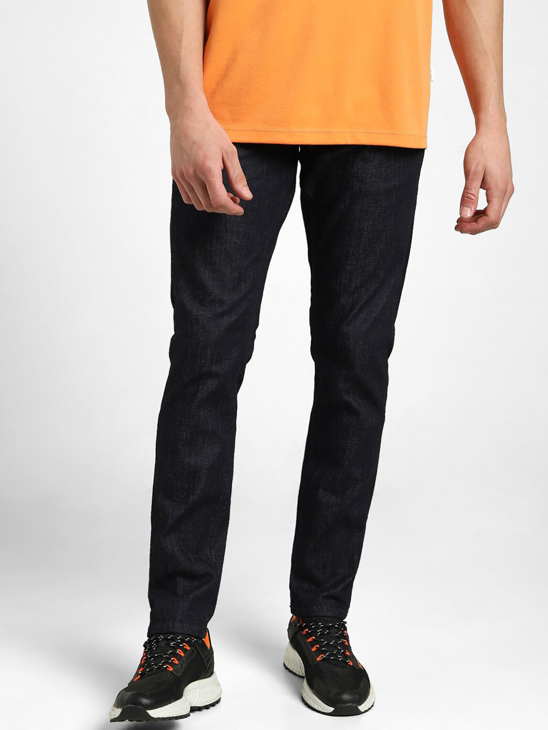 Jack & Jones Men Low-Rise Stretchable Cotton Jeans