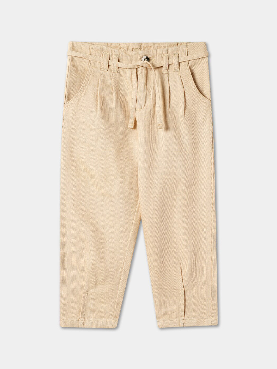 R&B Girls Straight Fit Cotton Trousers