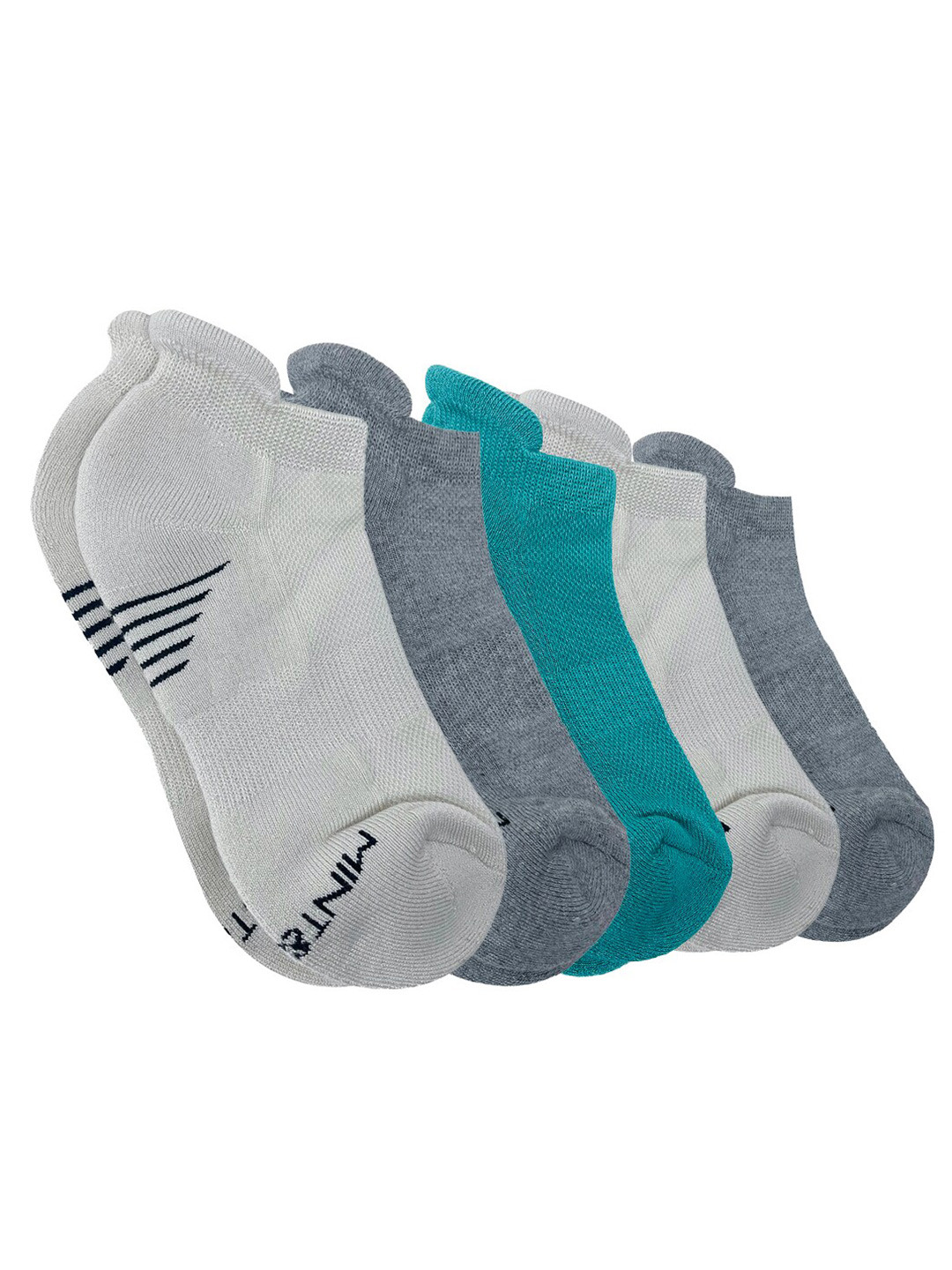 Mint & Oak Women Pack Of 5 Eco-friendly Ankle Length Socks