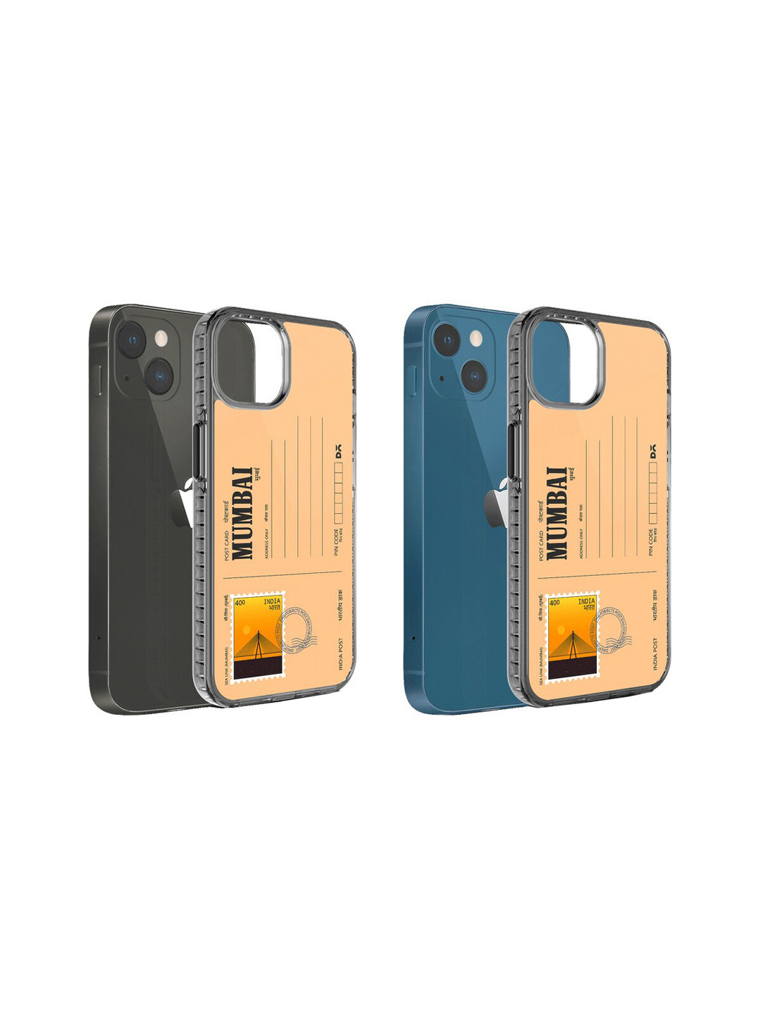 DailyObjects Printed Postcard Design iPhone 13 Mini Phone Back Case