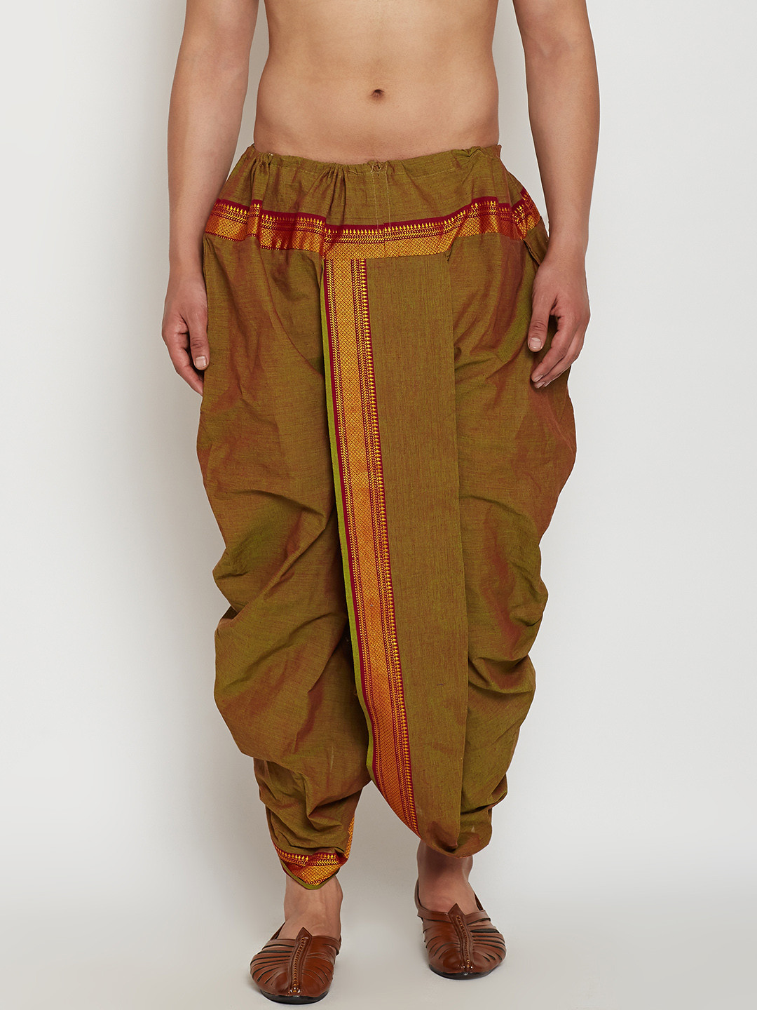 SOJANYA Green Dhoti Pants