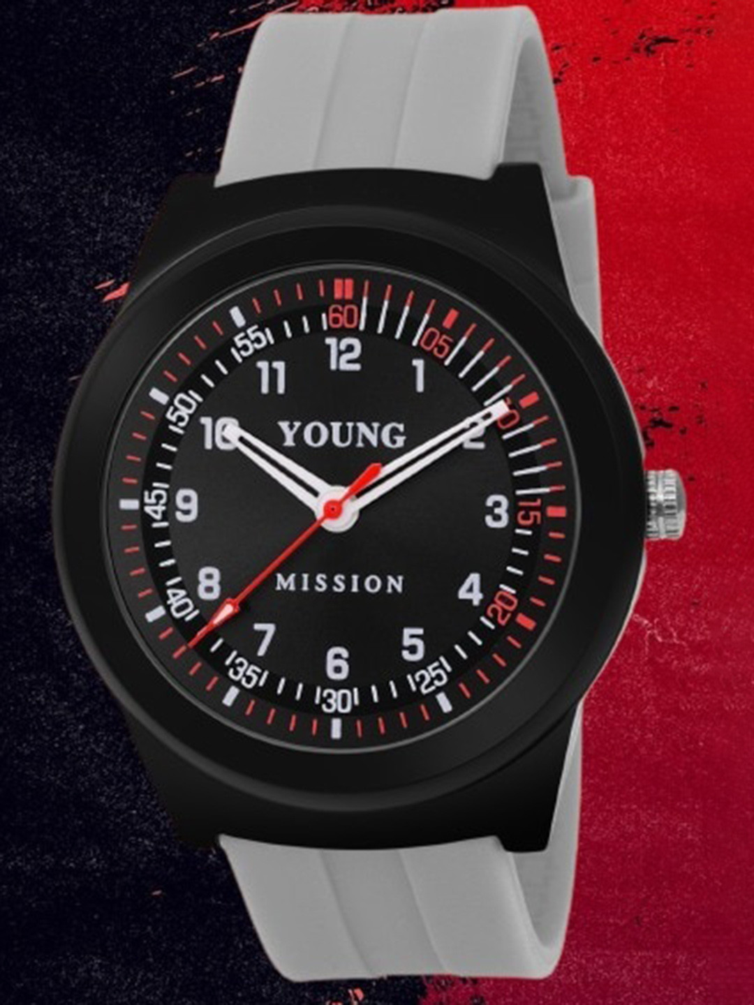 YOUNG MISSION Kids Patterned Dial Analogue Watch YM 605