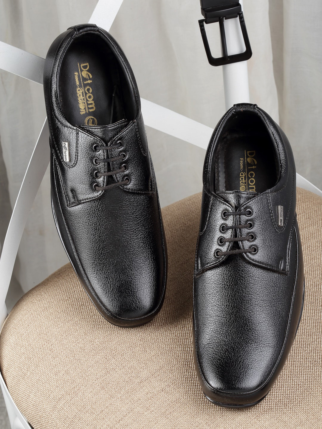 Action Men Synthetic Leather Lace-Up Formal Derbys