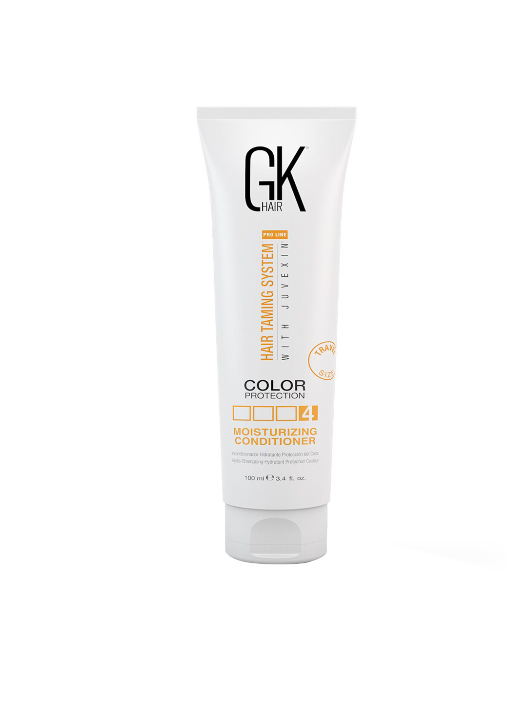 GK HAIR 3 Pcs Moisturizing Shampoo & Conditioner-100ml Each -Gold Conditioner-250ml