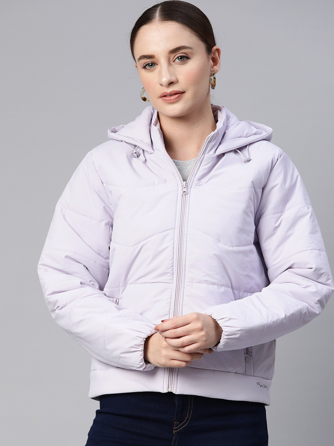 Foreign Culture By Fort Collins Women Hooded Padded Jacket
