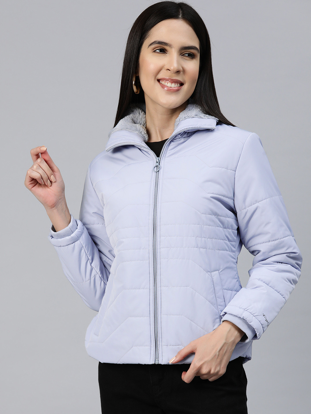Foreign Culture By Fort Collins Stand Collar Padded Jacket
