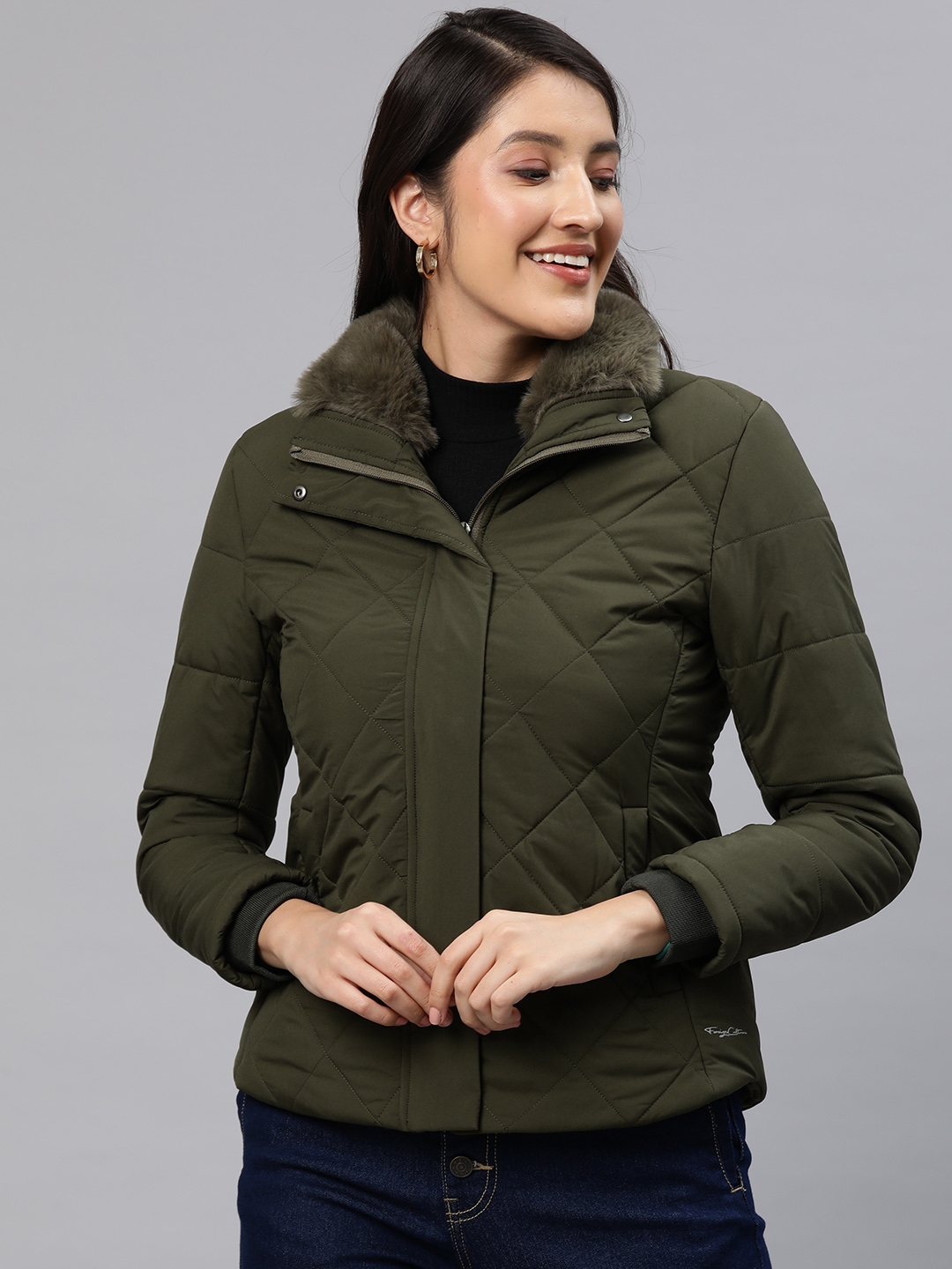 Fort collins women's quilted jacket top