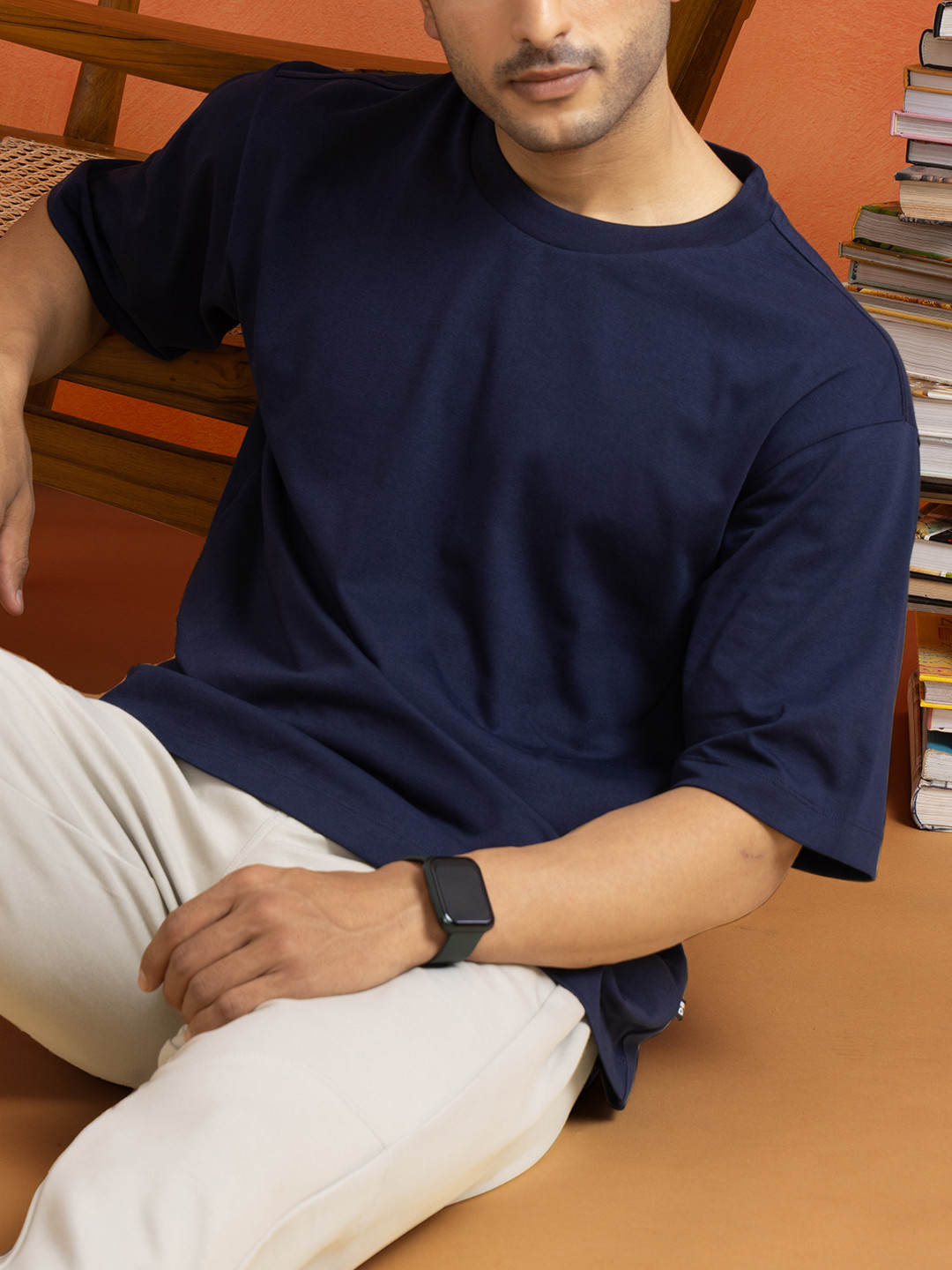 DAMENSCH Drop-Shoulder Sleeves High IQ Dyes Cotton Oversized T-Shirt