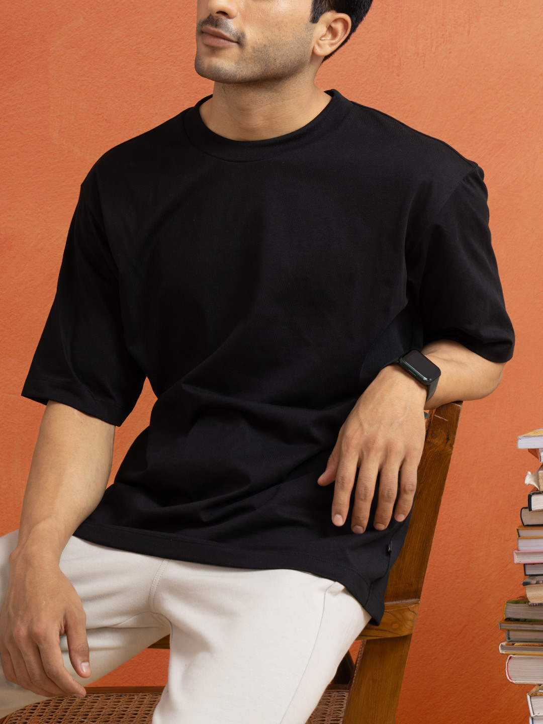 DAMENSCH Drop-Shoulder Sleeves High IQ Dyes Cotton Oversized T-Shirt