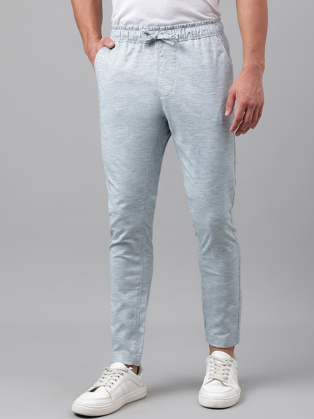 Code 61 Men Mid Rise Regular Trouser