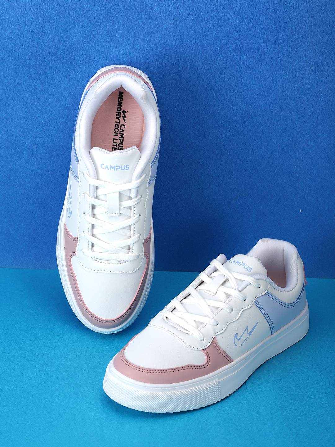Campus Women Bougie Colourblocked Sneakers