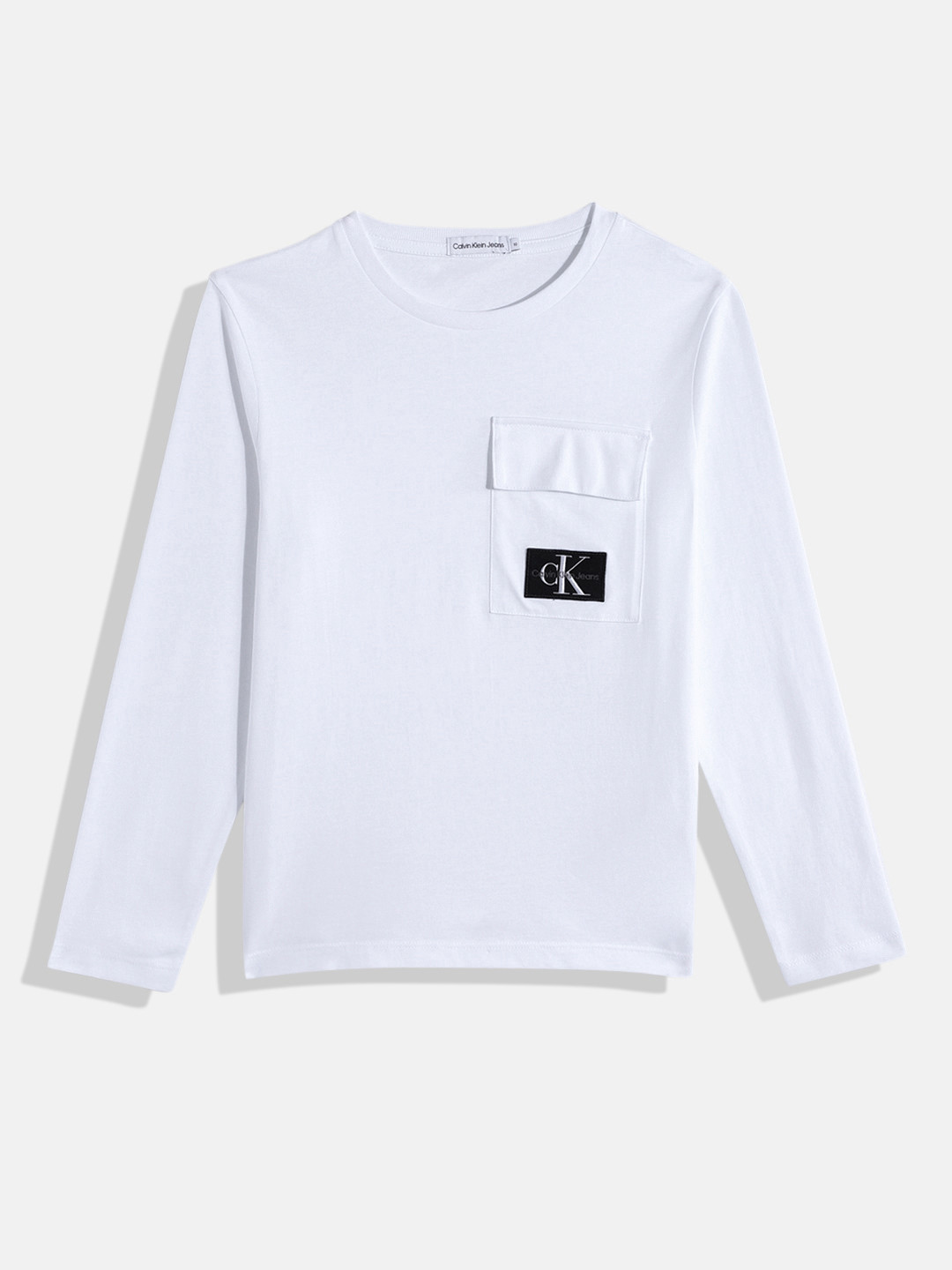 Calvin Klein Jeans Boys Solid Pure Cotton T-shirt