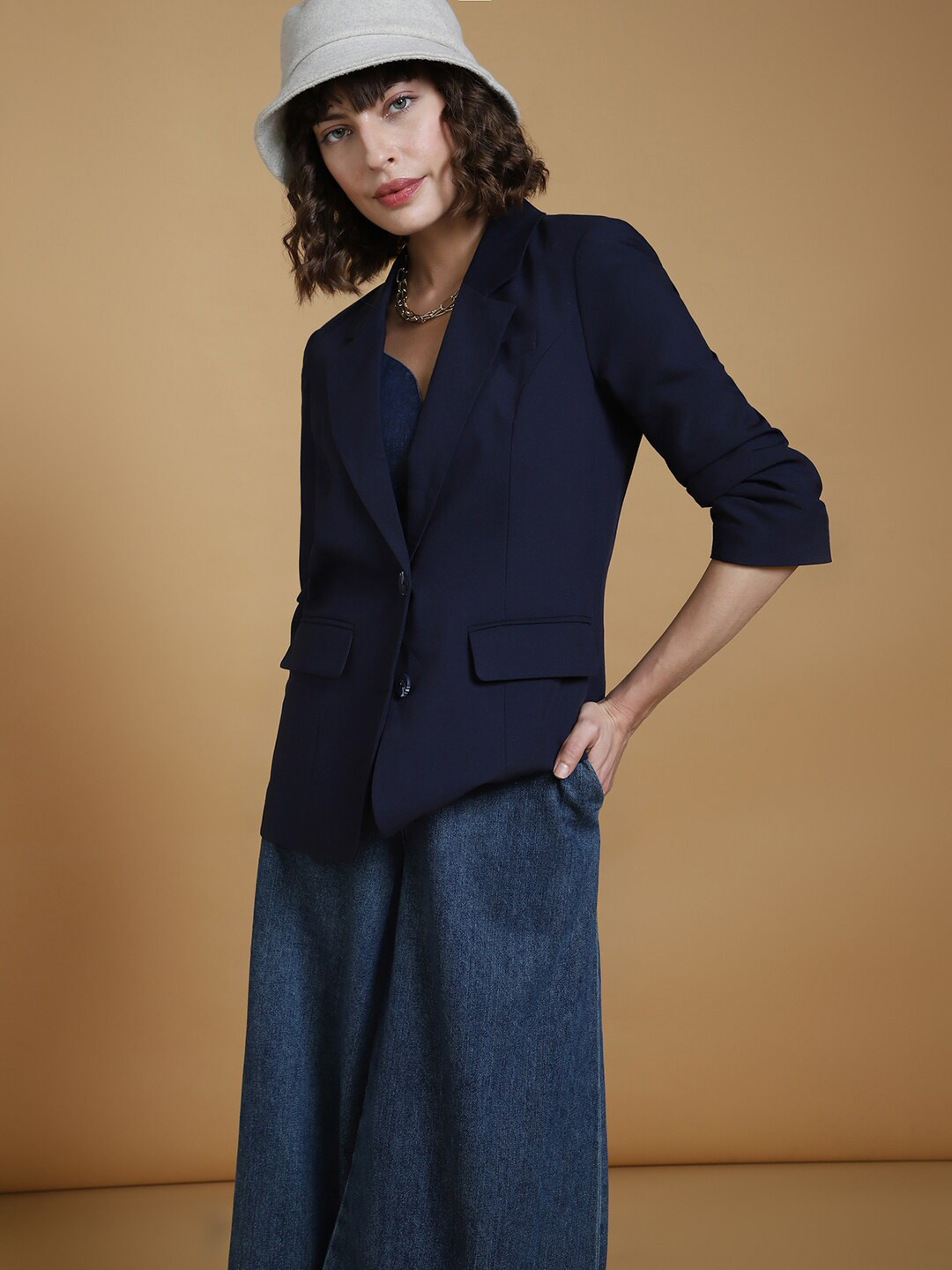 Vero Moda Single-Breasted Formal Blazer