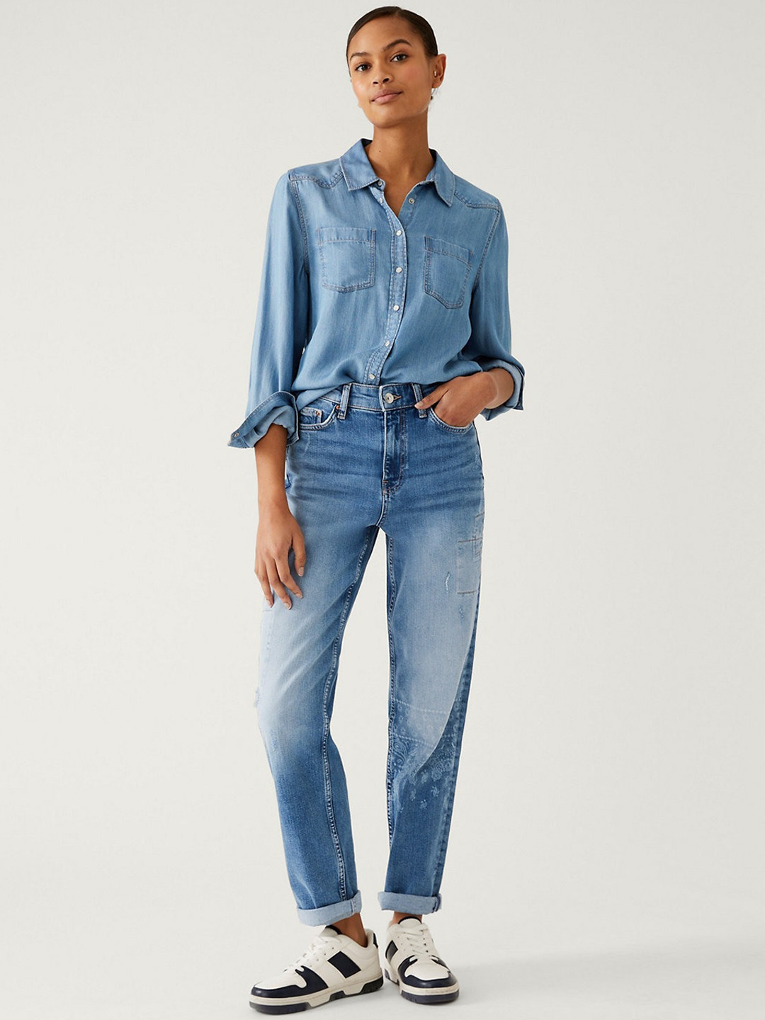 Marks & Spencer Boyfriend Ankle Grazer Jeans
