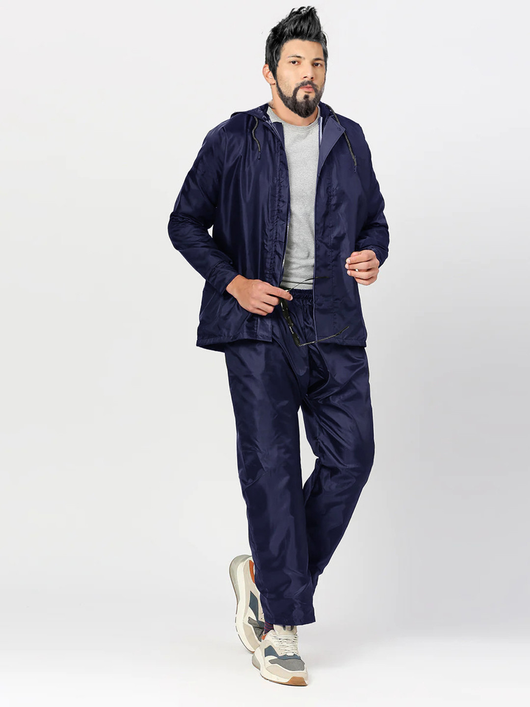 CAMISON Men Hooded Rain Suit