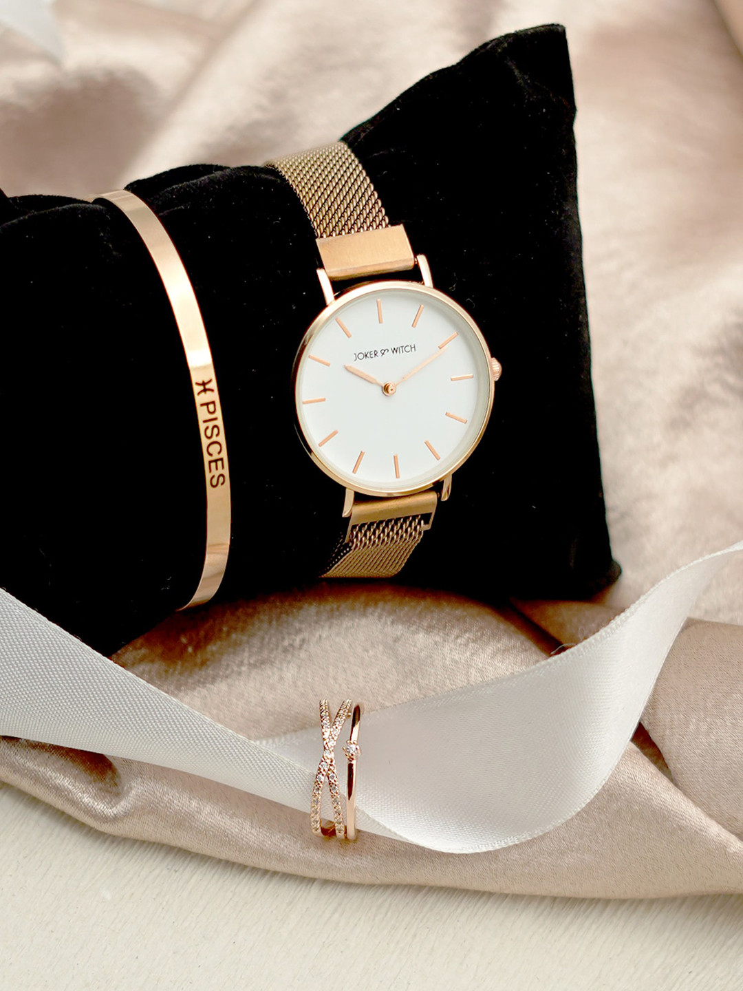 JOKER & WITCH Women Love Potion Pisces Love Triangle Watch Gift Set