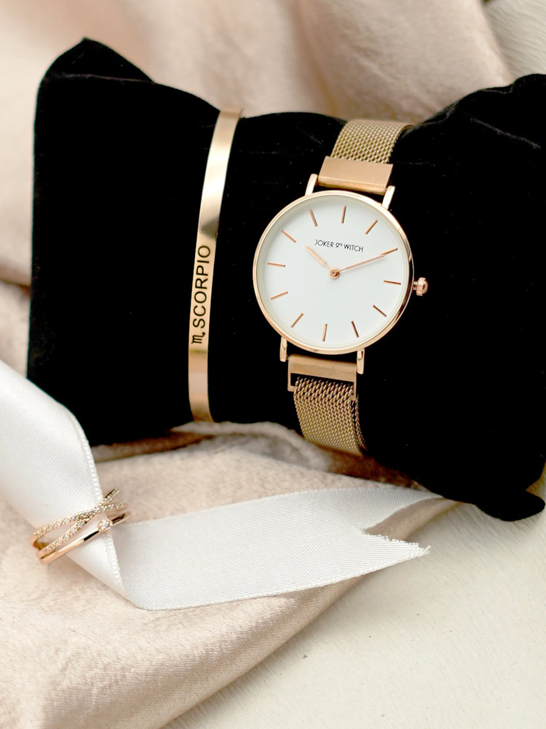JOKER & WITCH Women Analogue Watch Gift Set JWLT130