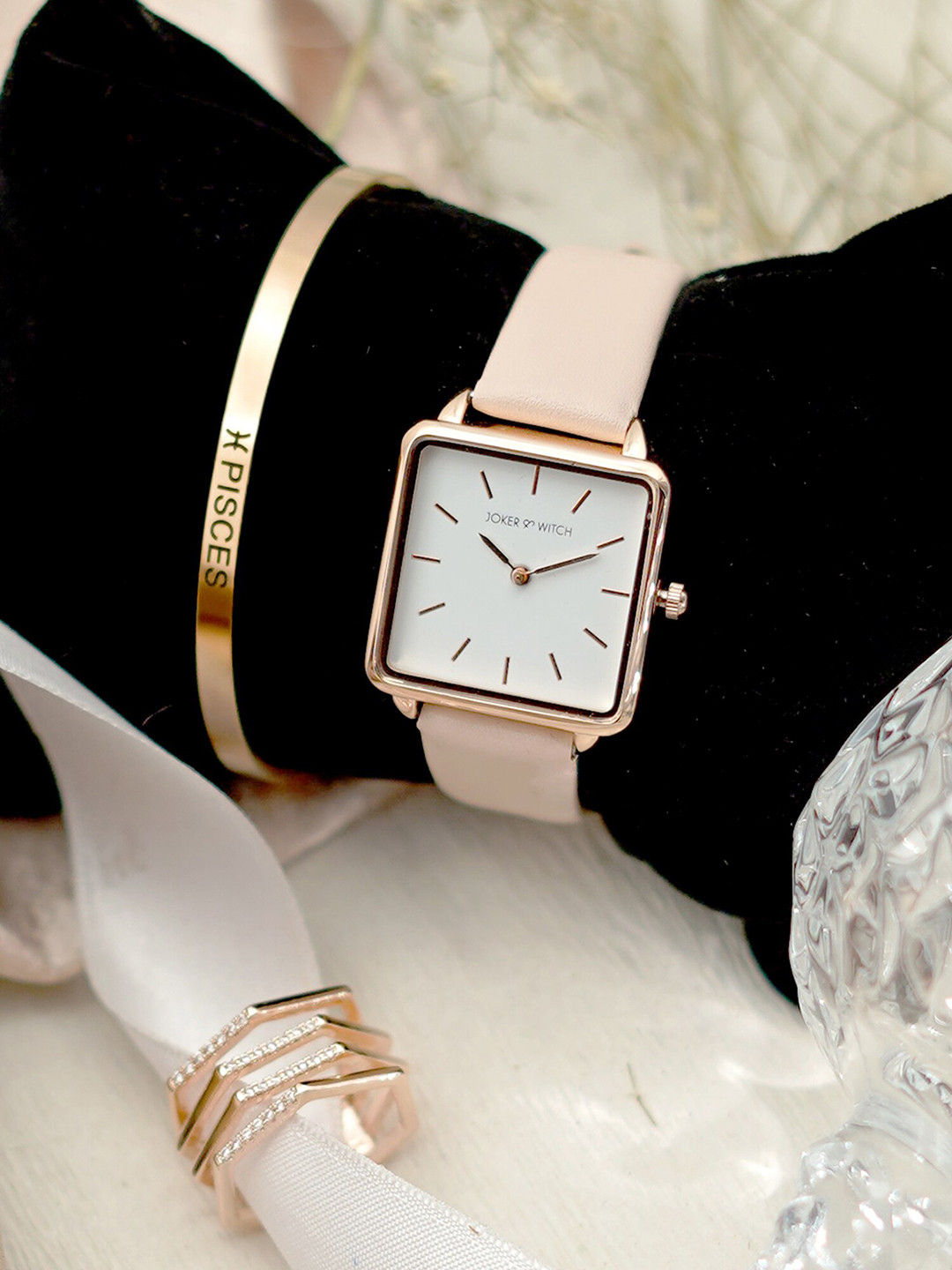 JOKER & WITCH Women Shooting Star Pisces Love Triangle Jewellery & Watch Gift Set JWLT146