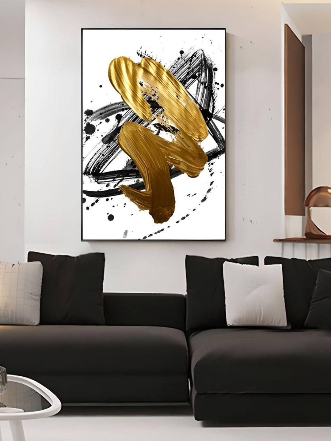 THE HANDMADE FLAIR Canvas Wall Rectangle Paintings Wall Art - 17 x 11 In