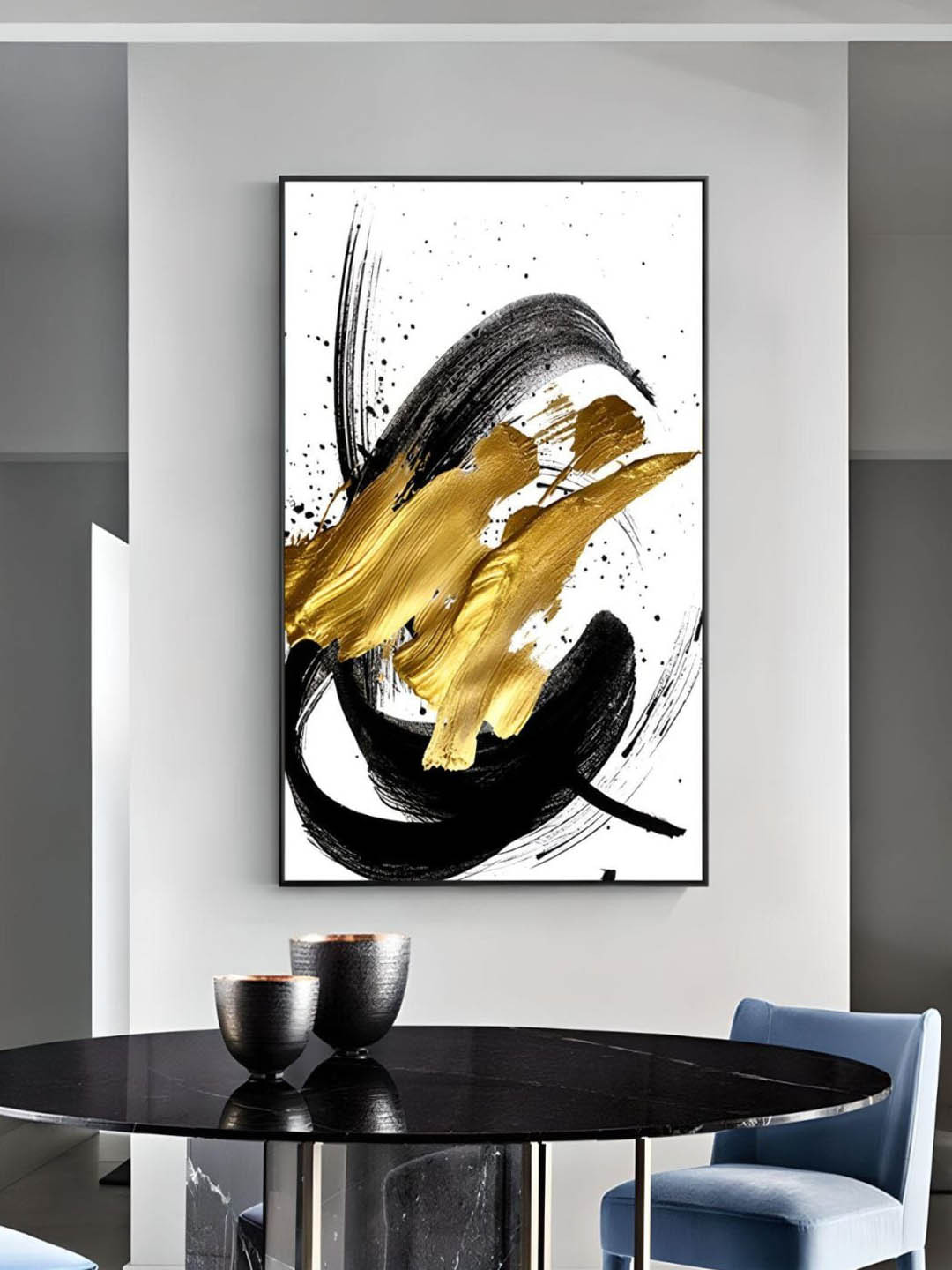 THE HANDMADE FLAIR Wood Wall Rectangle Paintings Wall Art-23.6 x 15.7In