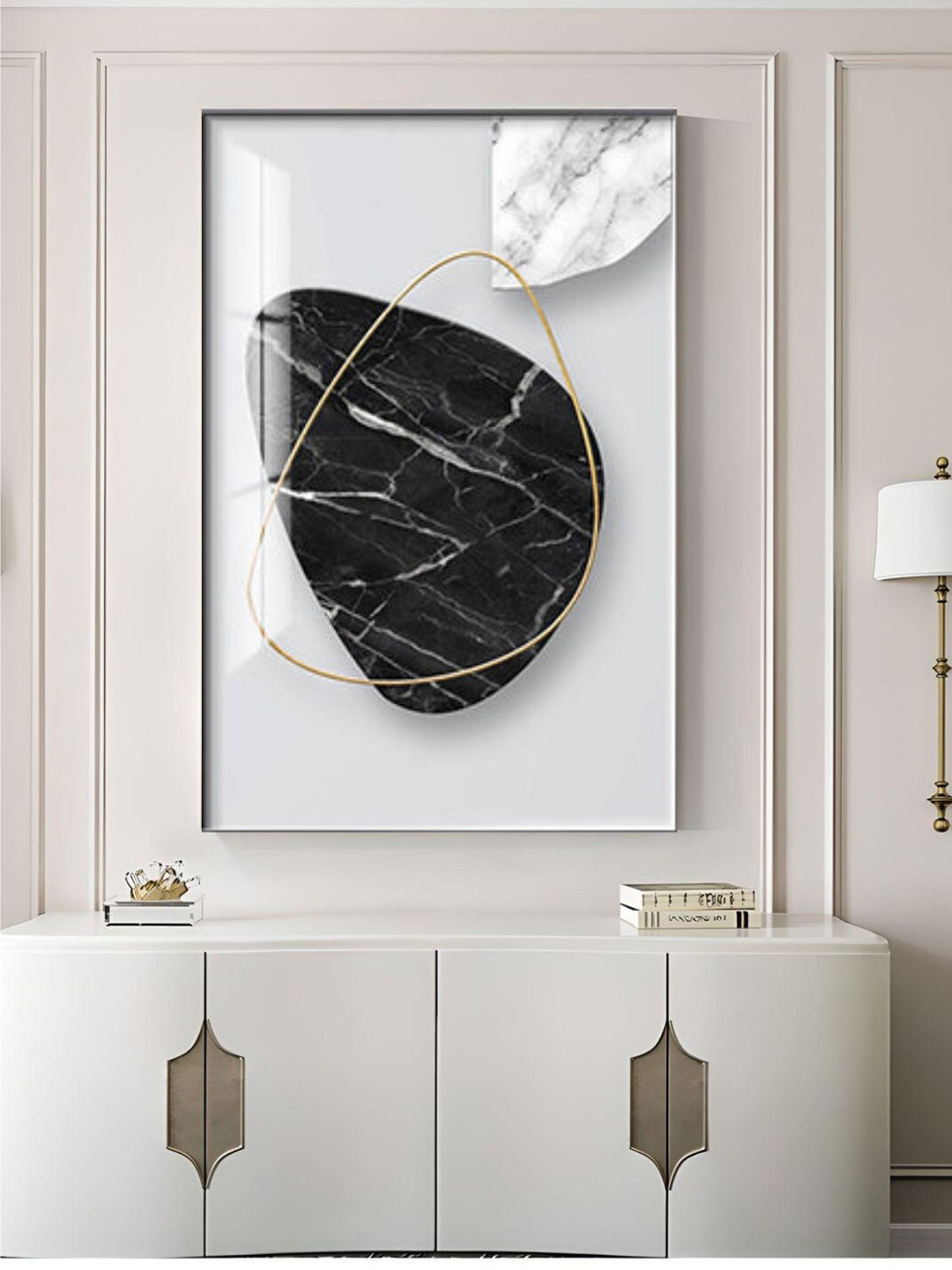 THE HANDMADE FLAIR Canvas Wall Rectangle Paintings Wall Art 19.68 x 27.55In