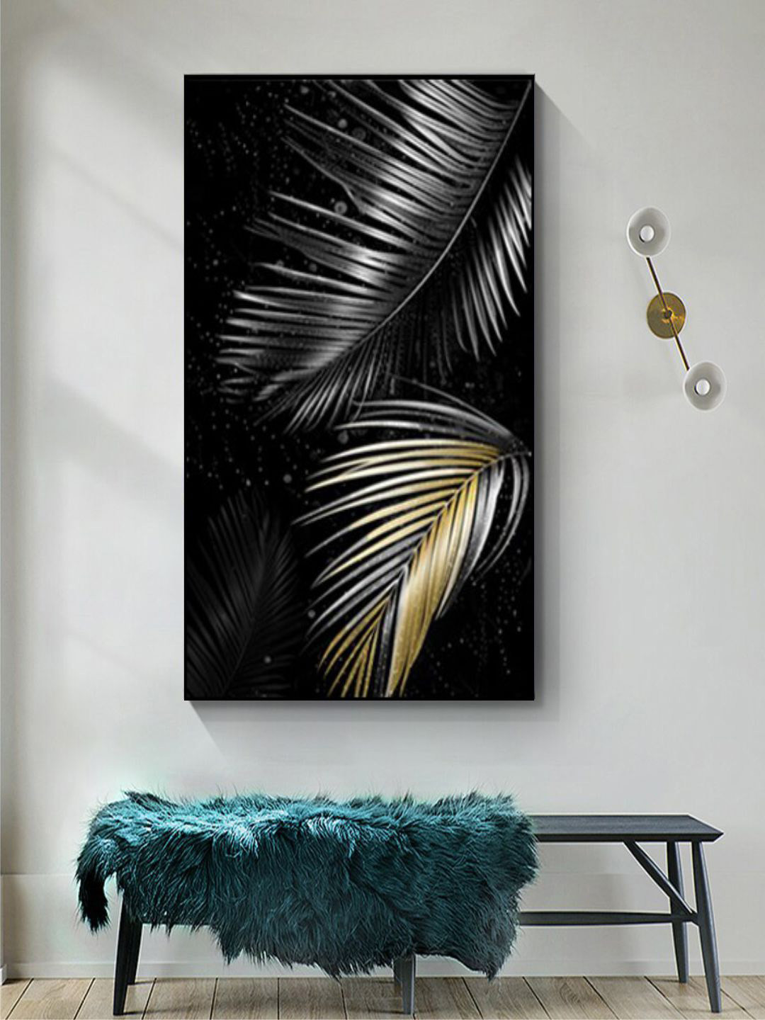 THE HANDMADE FLAIR Canvas Wall Rectangle Paintings Wall Art - 17.72 x 11.81In