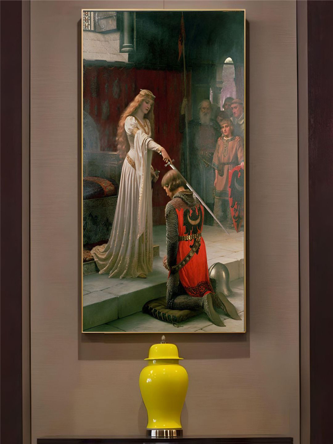 THE HANDMADE FLAIR Canvas Wall Rectangle Paintings Wall Art - 47.24 x 27.55 In