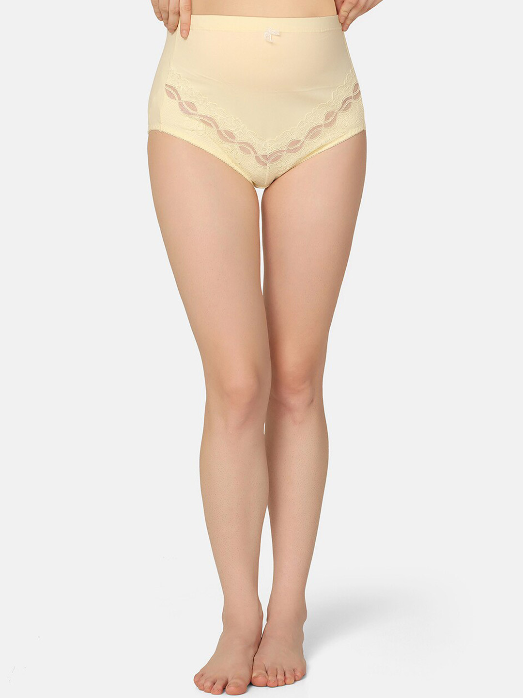 MAMMA PRESTO High-Rise Cotton Maternity Brief MPU-17 BEIGE-C23