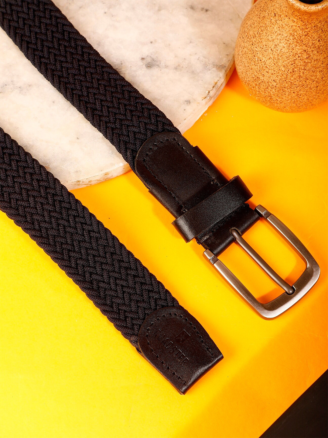 Roadster Men Braided Canvas Belts