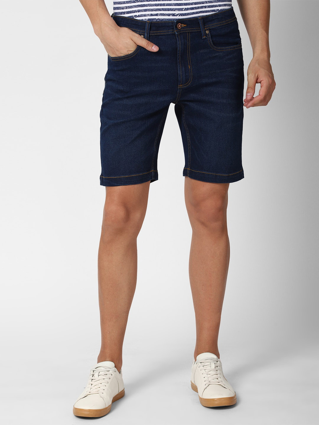 PETER ENGLAND UNIVERSITY Men Cotton Denim Shorts
