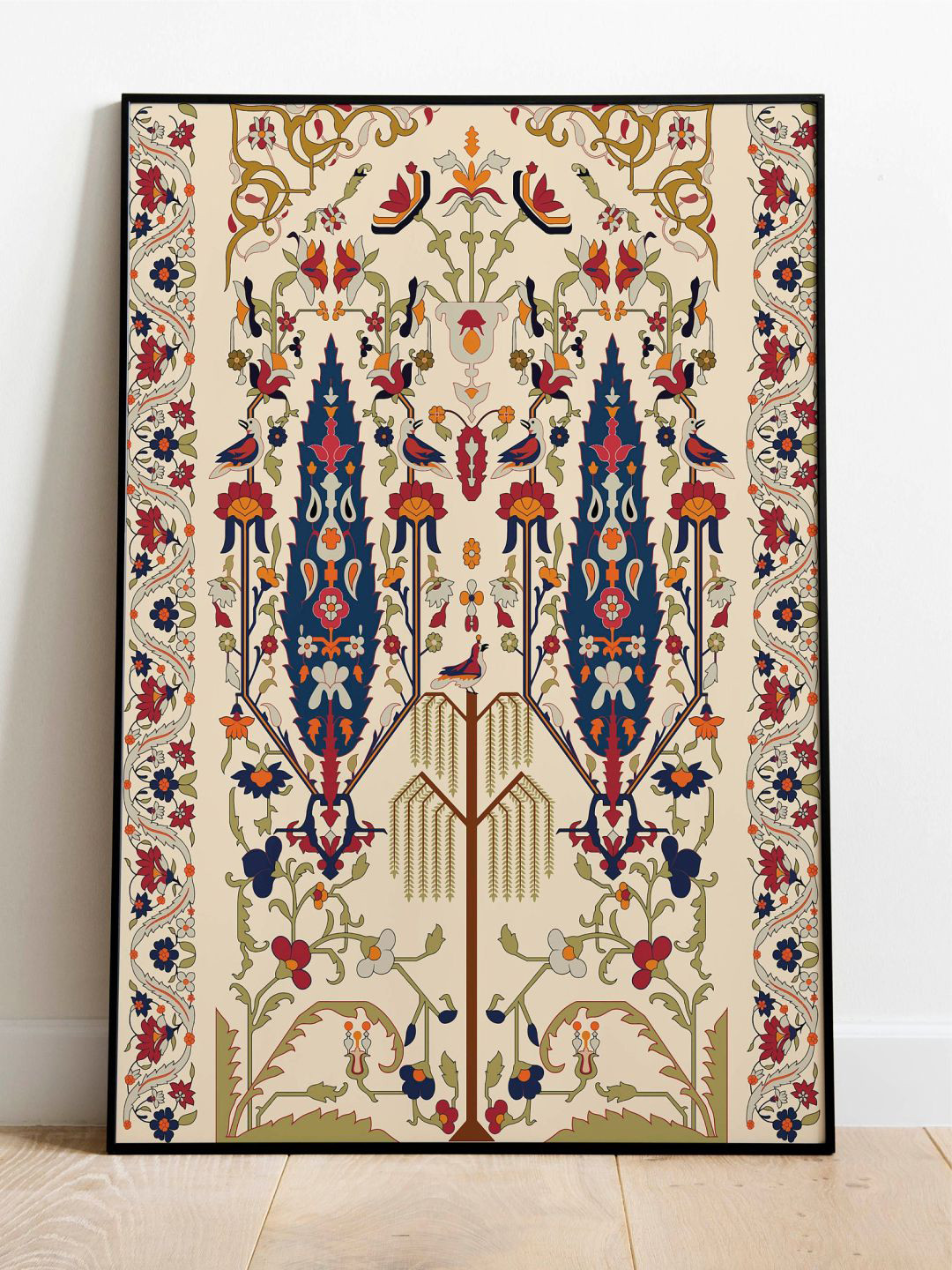 INDIAN CLASSIC ART Canvas Wall Rectangle Paintings Wall Art - 30x19.69In