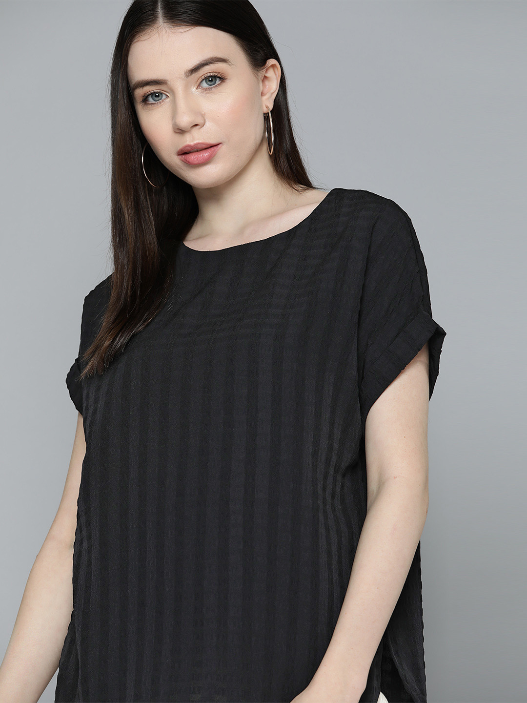 Chemistry Self Design Crepe Top