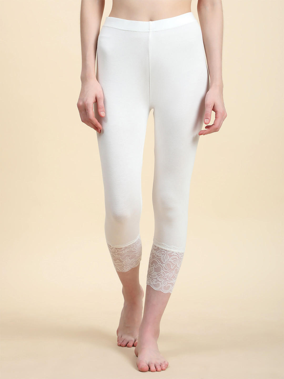 Outflits Women Mid-Rise Lace Lounge Pants