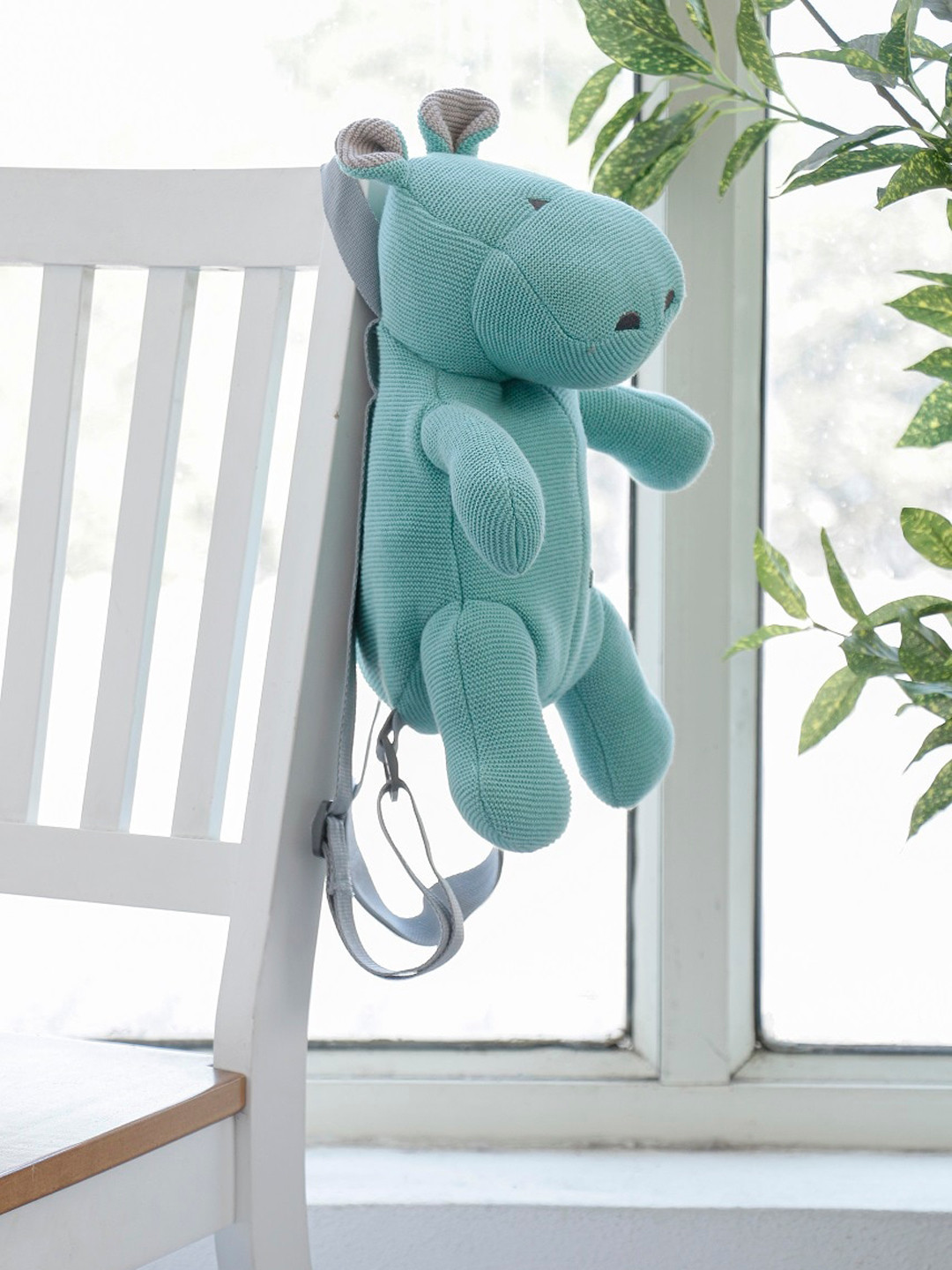 Pluchi Infant Kids Happy Hippo Toy Bag