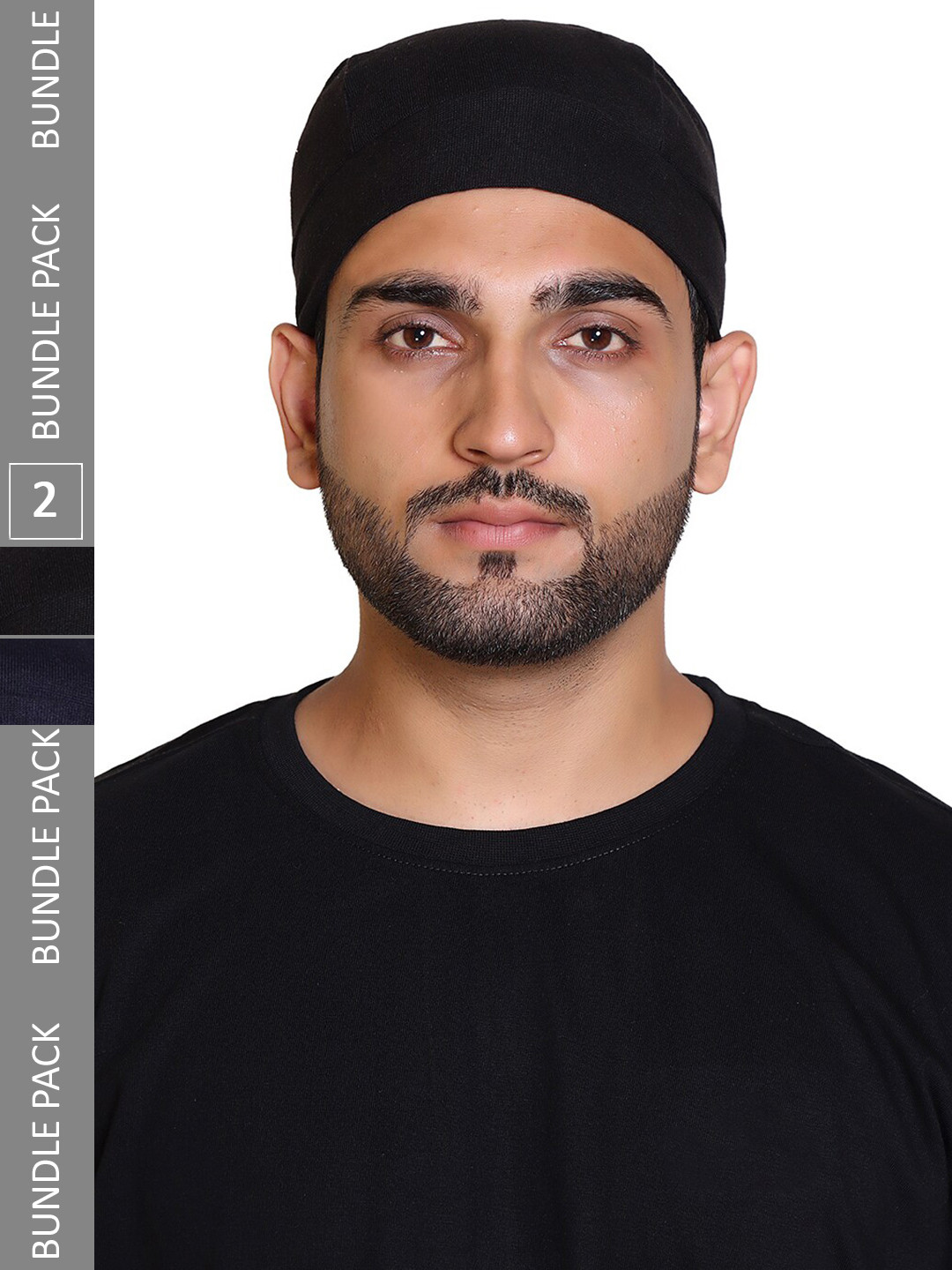 Gajraj Unisex Pack Of 2 Cotton Patka Skull Caps