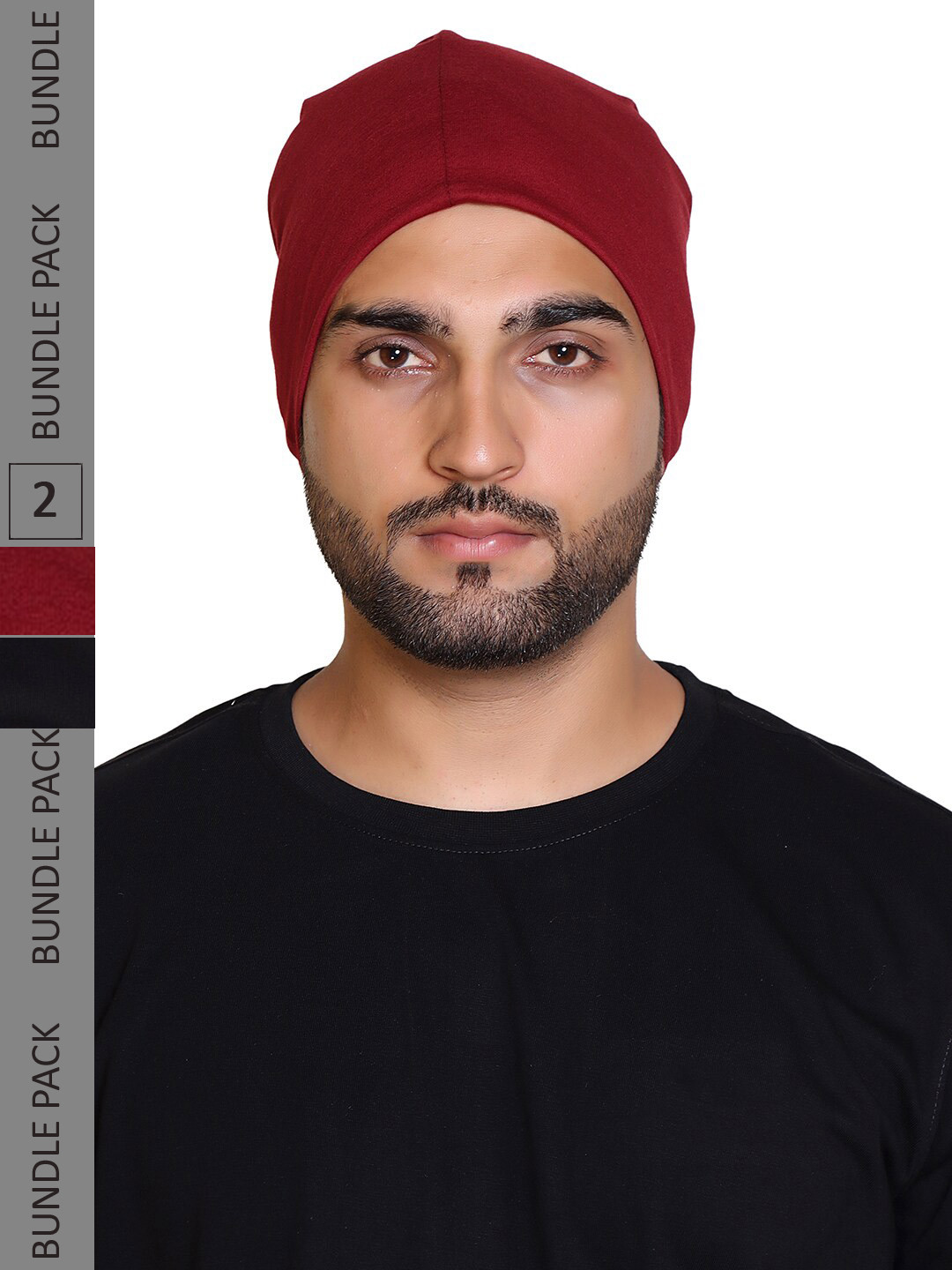Gajraj Unisex Pack Of 2 Cotton Slouchy Beanies