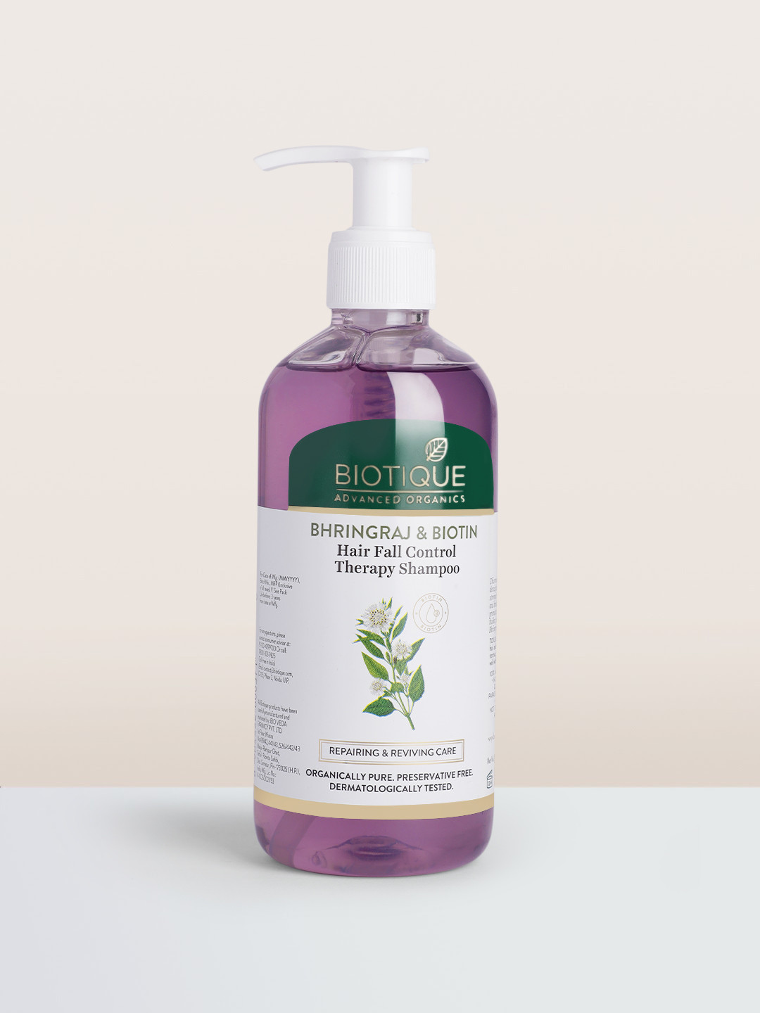Biotique Bhringraj & Biotin Hair Fall Control Therapy Shampoo - 300 ml