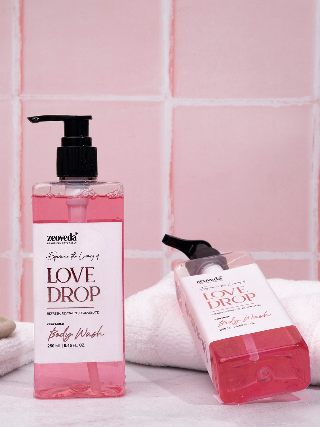 Zeoveda Love Drop Long-Lasting Refreshed Rejuvenate Perfumed Body Wash - 250ml