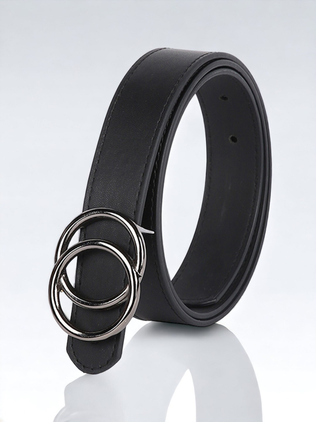 CRUSSET Women Slim Belt With Push Pin Closure