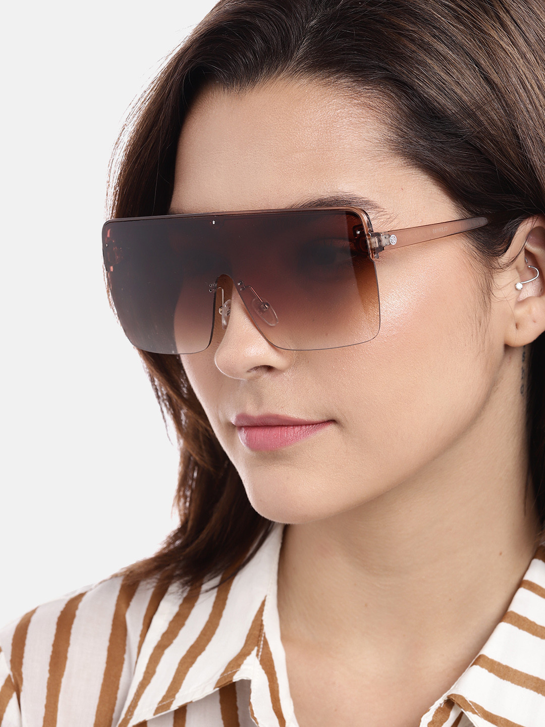 Carlton London Women Shield Sunglasses with UV Protected Lens - CLSW185