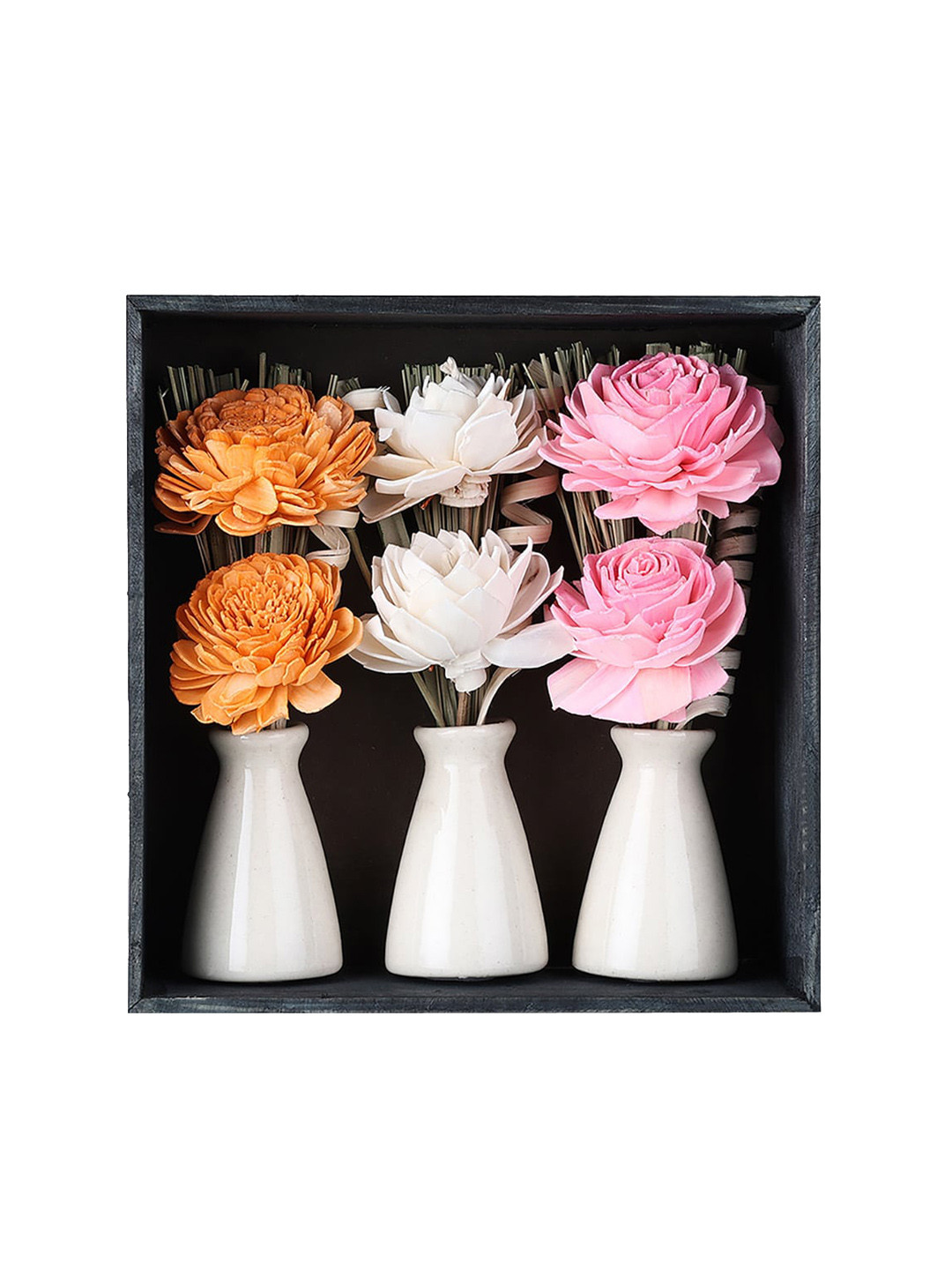 Iris Artificial Flowers With Pots