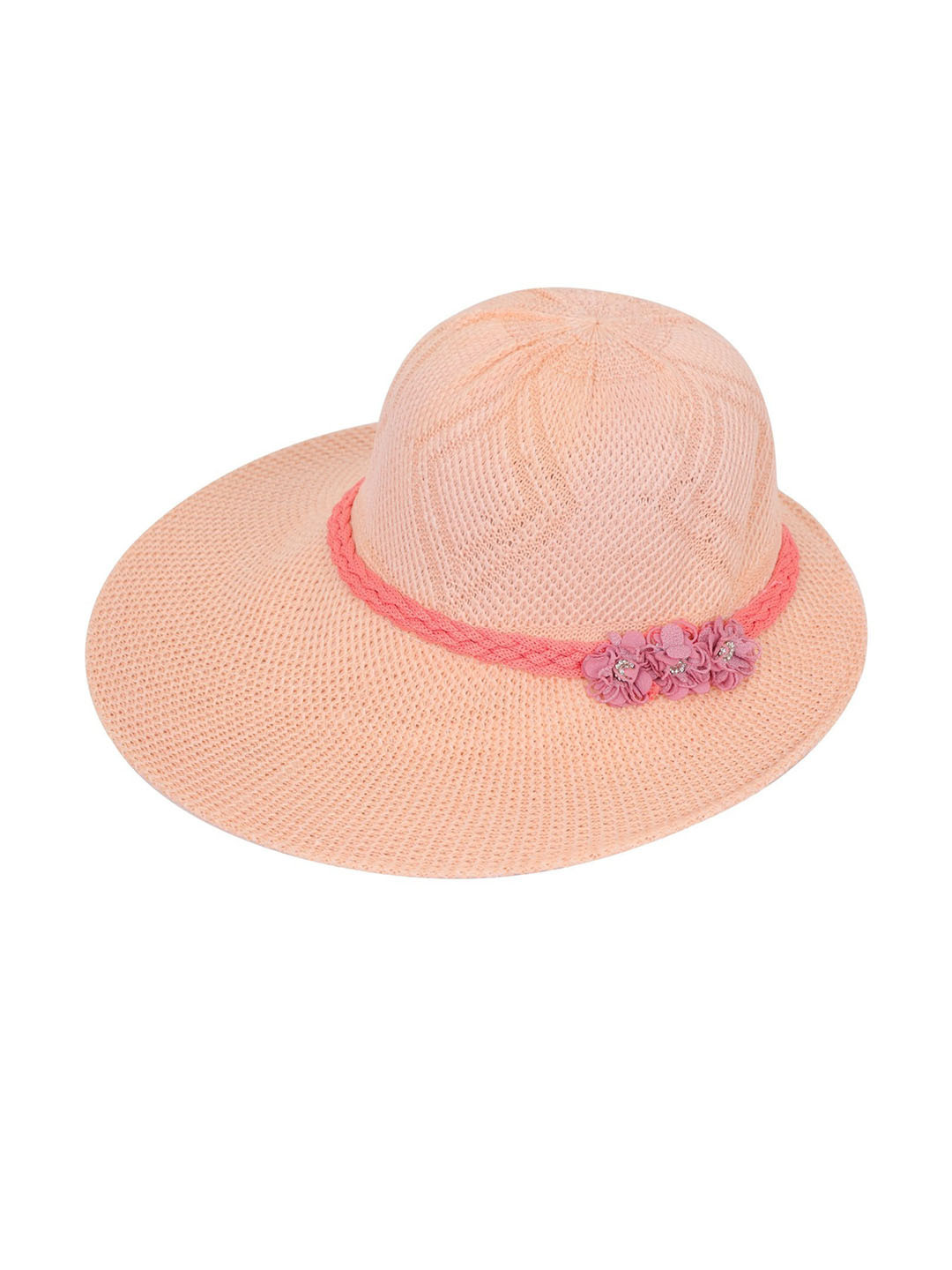 FabSeasons Women Long Brim Beach Patterned Sun Hat