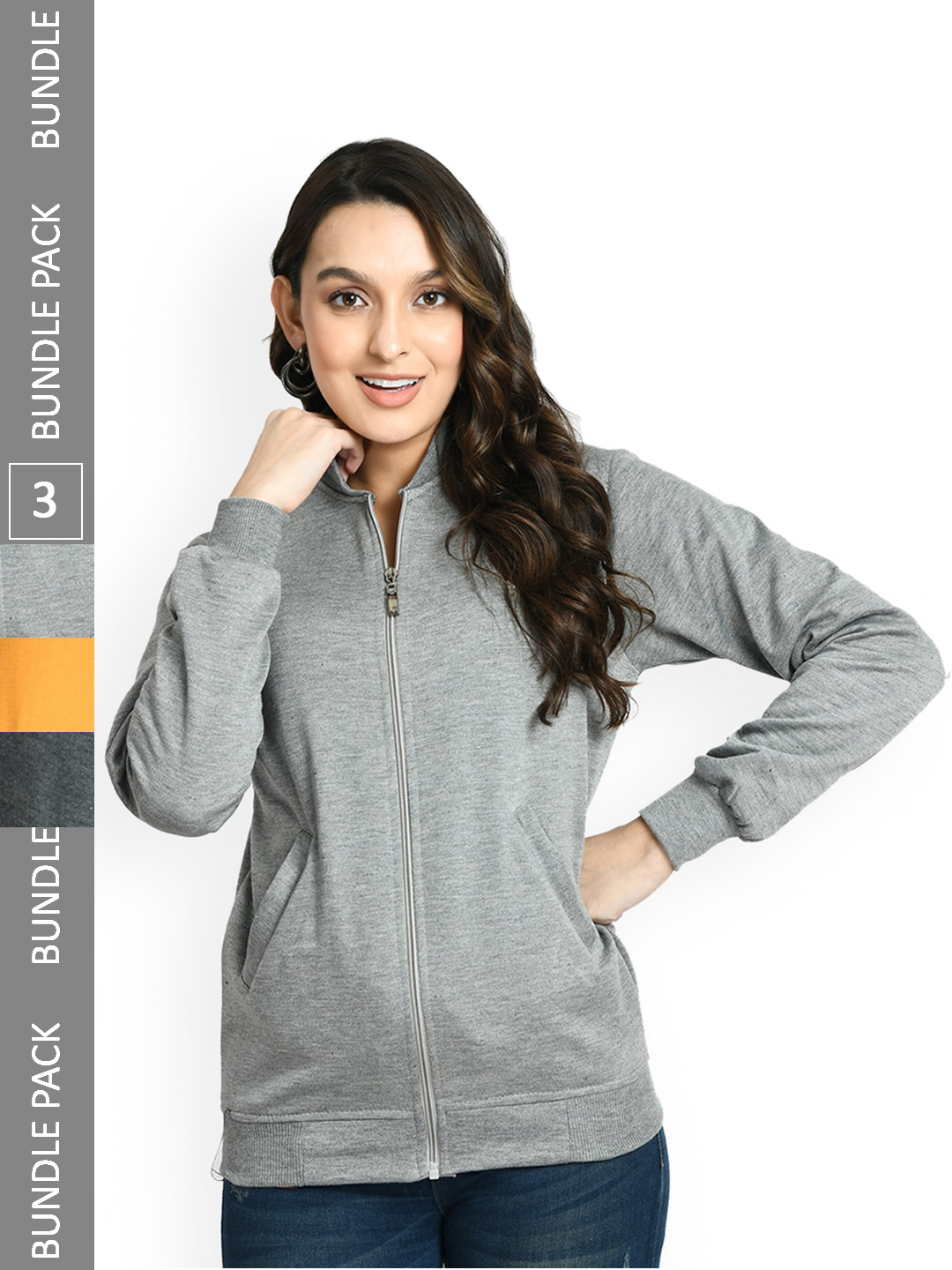 IndiWeaves Pack Of 3 Lightweight Bomber Jacket