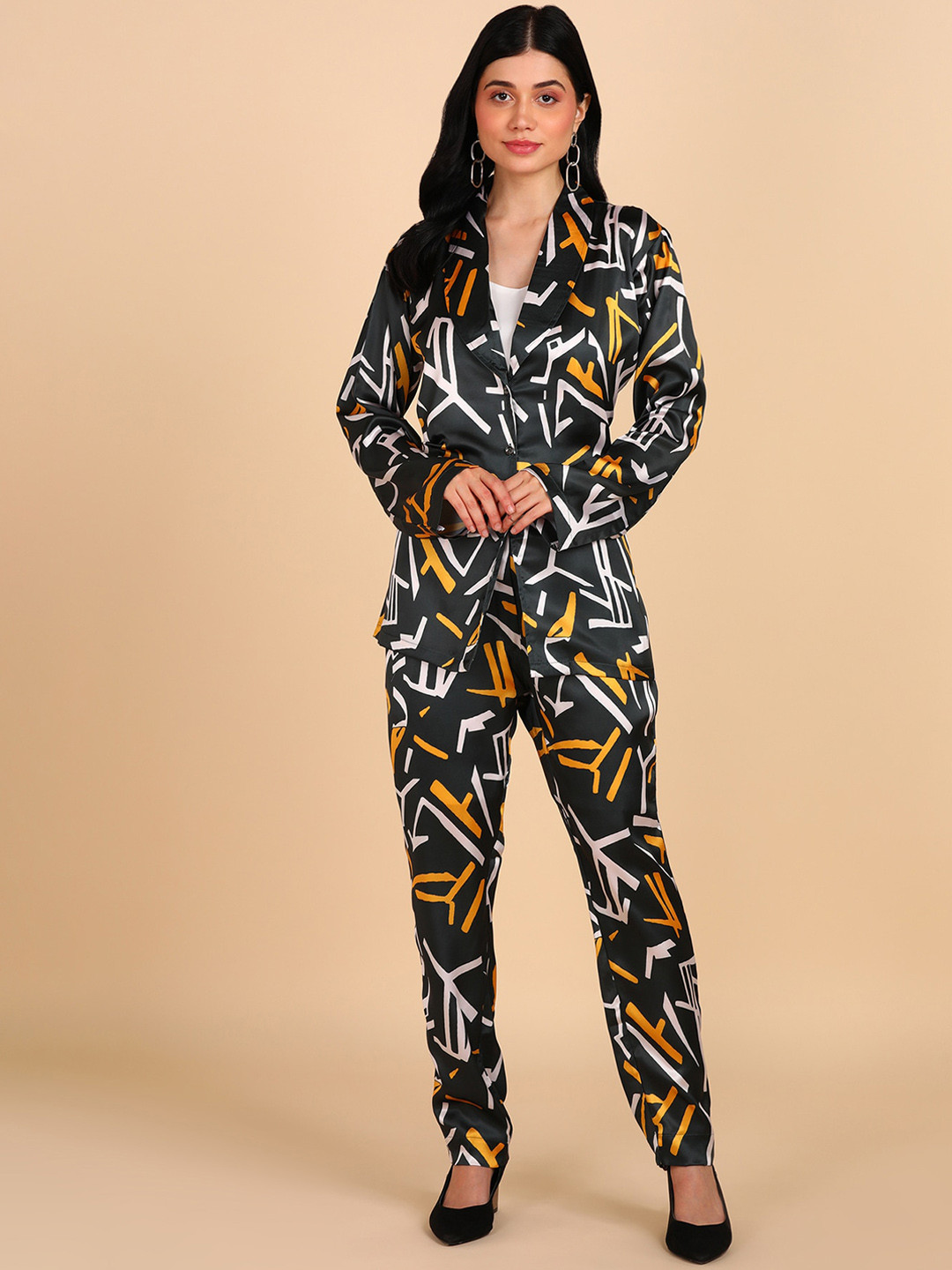 Rudraaksha Creations Abstract Printed Co-Ords