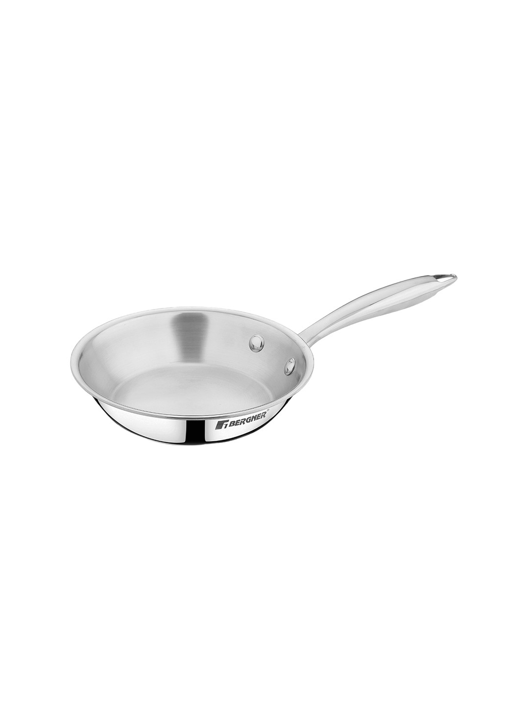 BERGNER Argent Junior Chef Induction Friendly TriPly Stainless Steel Frypan (0.7 L)