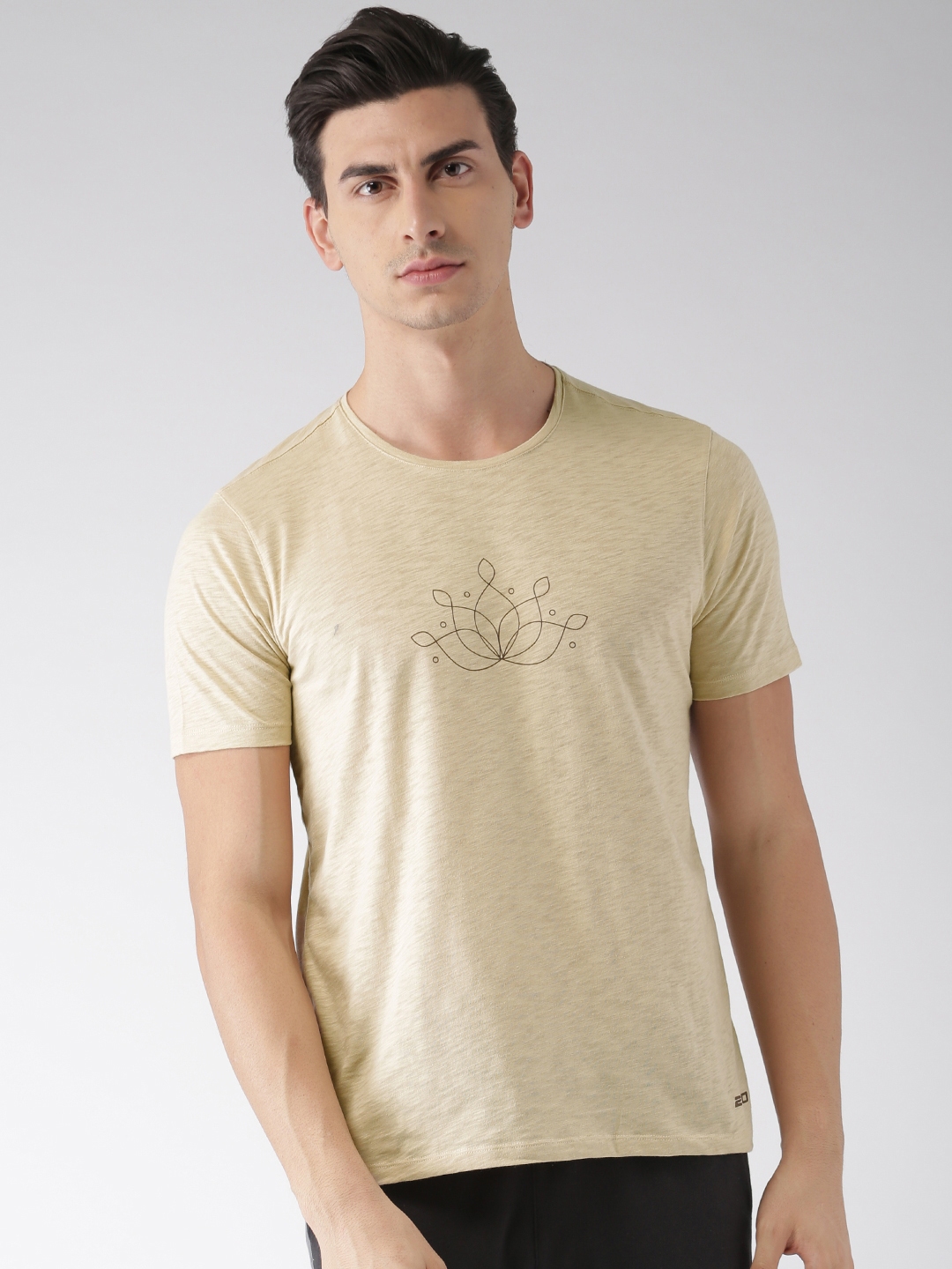 mens beige tshirt